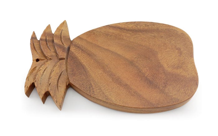 Pineapple Shaped Acacia Wood Serving and Cutting Board- Ideal Gift for  Tropical/Coastal Living- Friends and Family Members- Large, Heavy Duty,  Durable